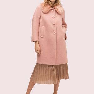 KATE SPADE PINK COAT NEW